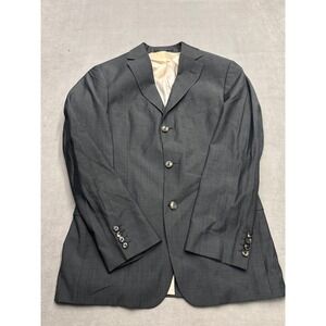 HUGO BOSS Men's Charcoal Gray Wool Blend Suit Jacket Blazer Size 38R